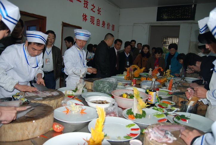 烹饪技能展示